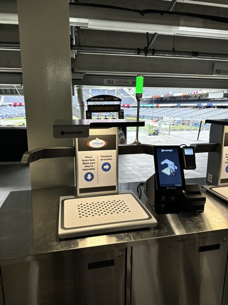 Mashgin kiosk at Soldier Field
