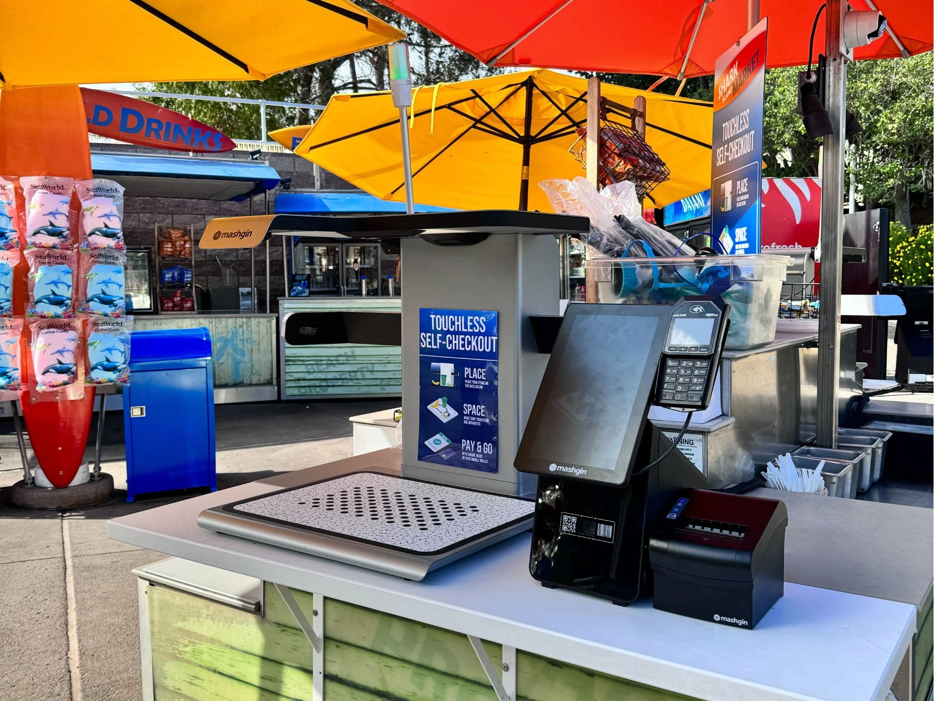 Mashgin at a second SeaWorld location