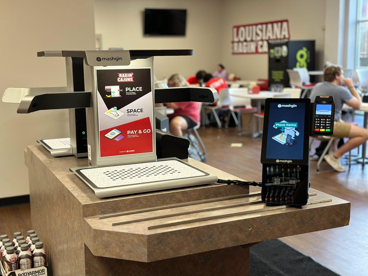 Mashgin at UL Lafayette - Ragin Cajun Food Court