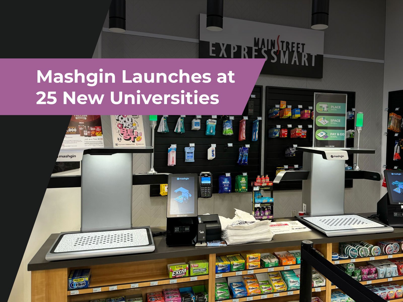 Mashgin launches at 25 new universities.