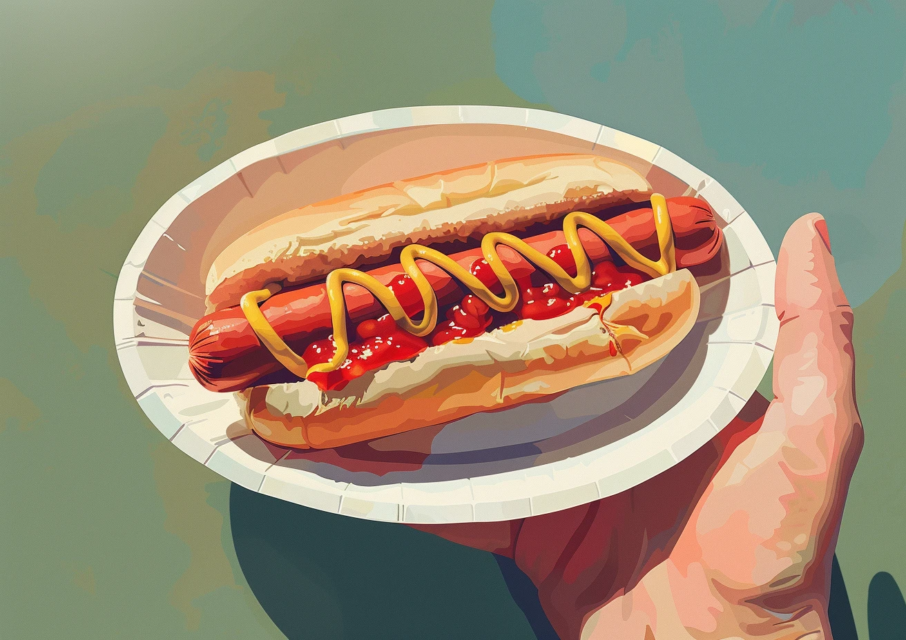 It's a hot dog, see?